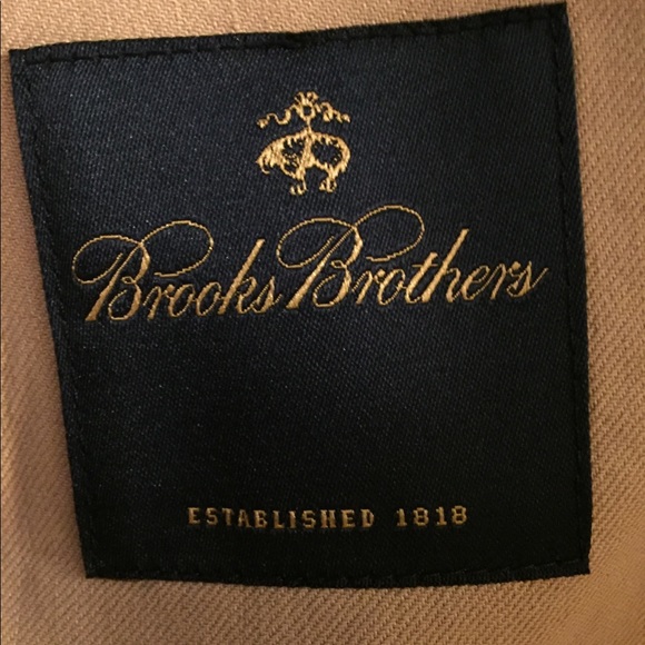 Brooks Brothers Tan Belted Linen Jacket - Picture 5 of 8